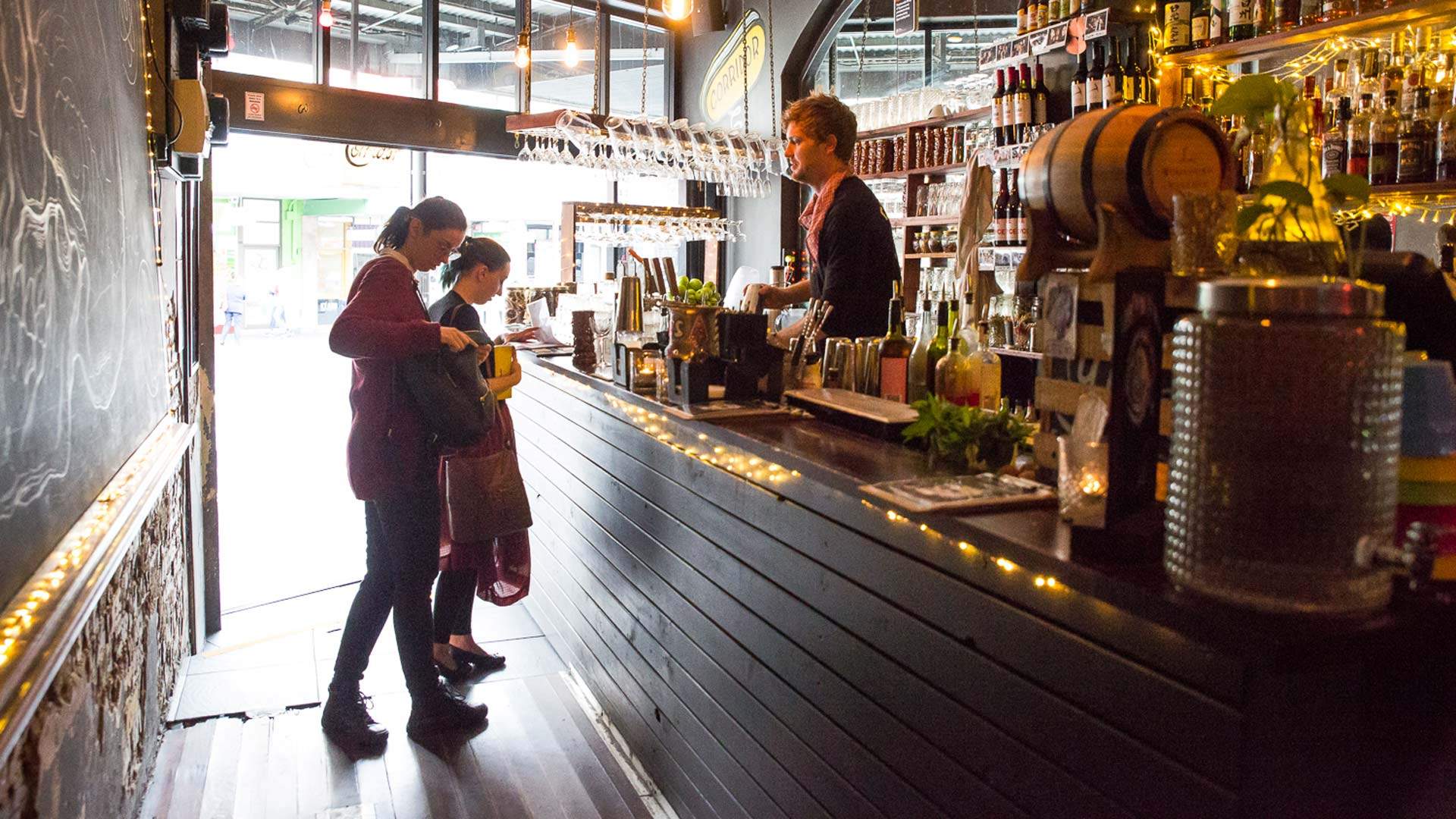 Corridor bar shop